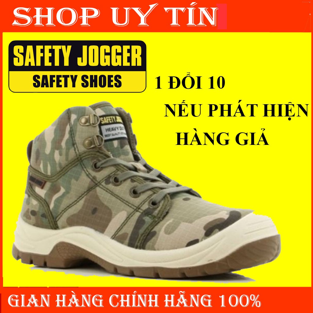 [HÀNG CHINHS HÃNG] Giày Bảo Hộ Lao Động Safety Jogger Desert Mul, Đế PU, Chống Đâm Xuyên, Va Đập, Trơn Trượt