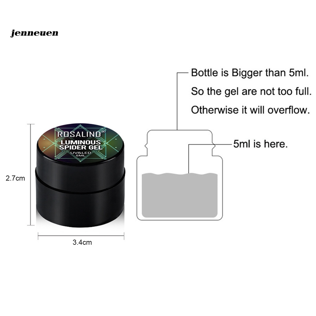 [Hàng mới về] Sơn móng tay gel nhện UV phản quang thời trang