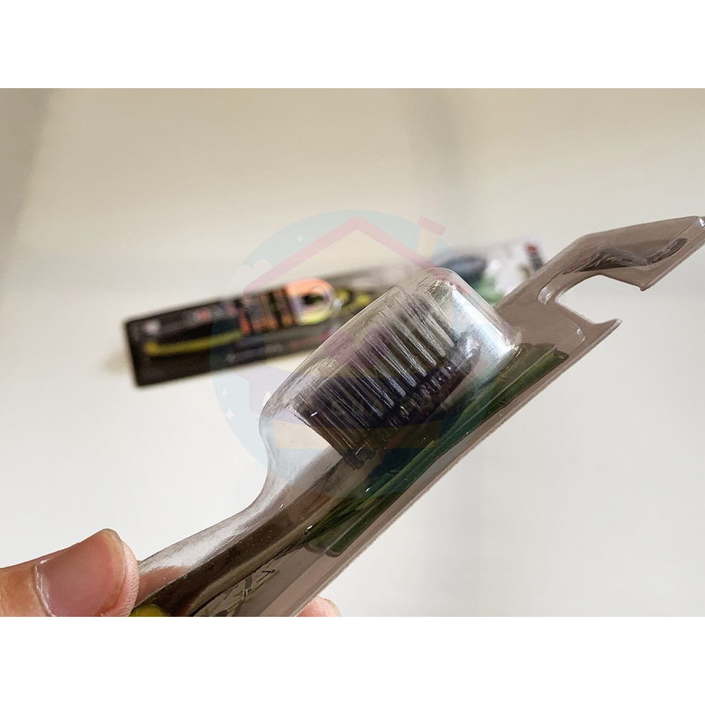 Bàn chải đánh răng than tre Kia Nano công nghệ Nhật Bản, sợi chỉ nha khoa than hoạt tính 0.01mm len lỏi mọi kẽ răng