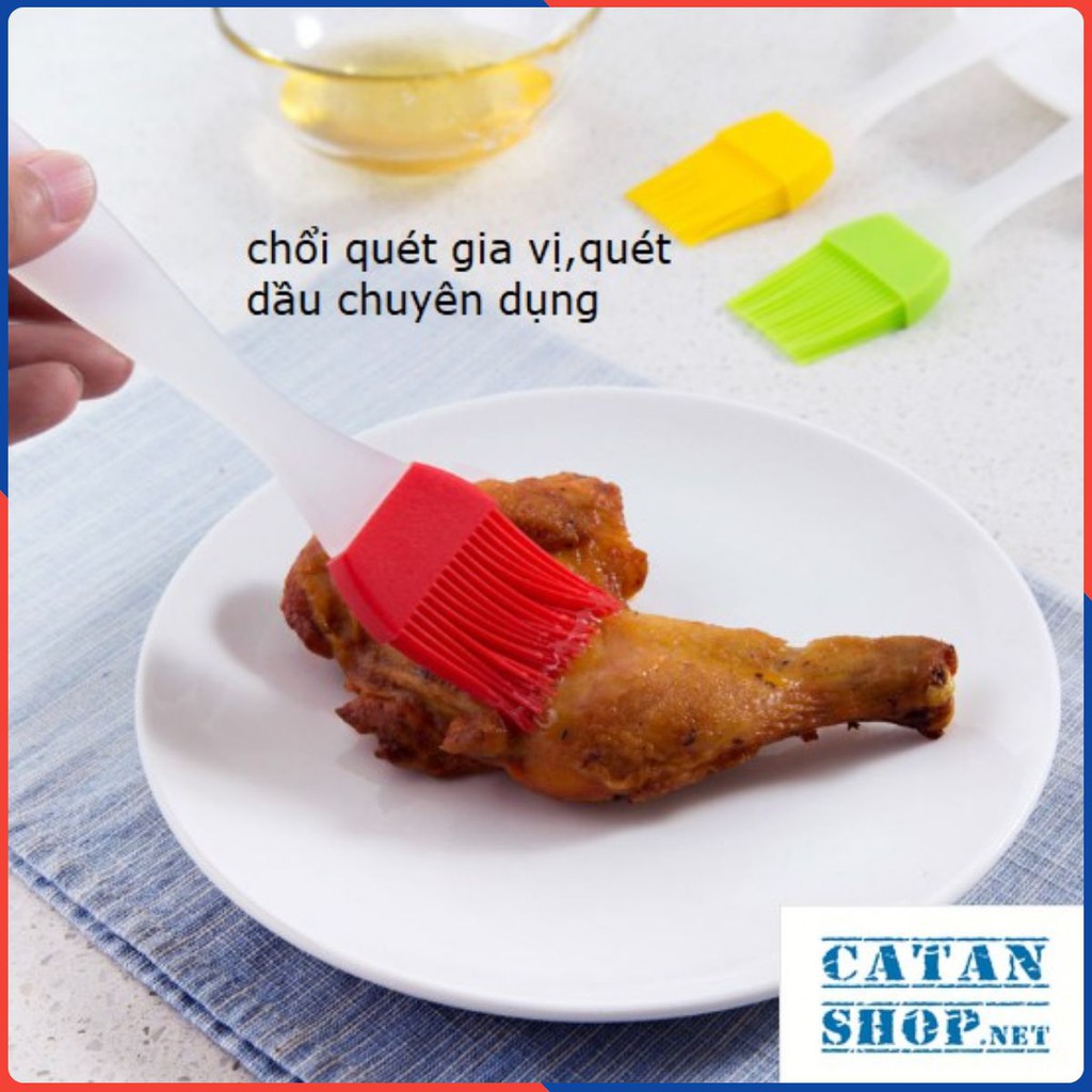 Cọ silicon quét dầu,chổi quét gia vị,quét mật ong chuyên dụng chất lượng cao an toàn-GD376-Coquetdau