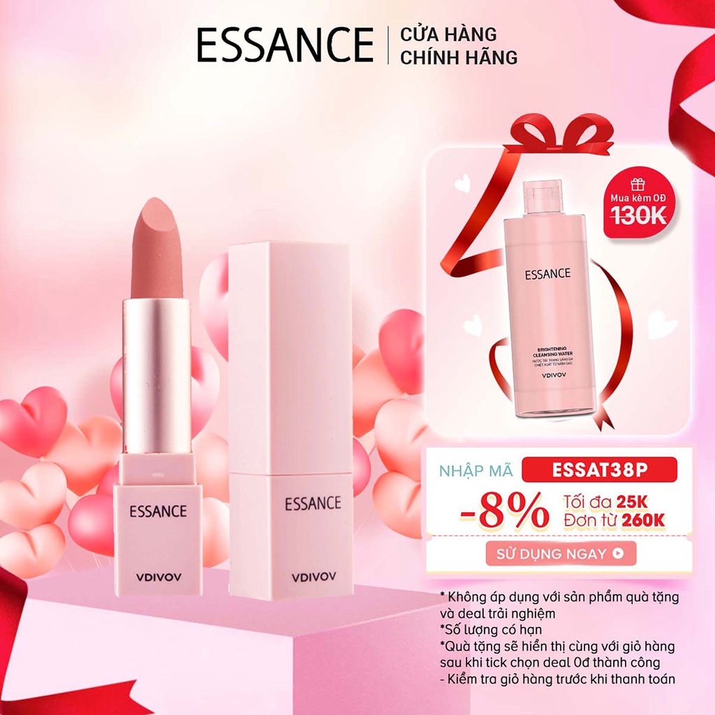 [Mã COSLG5 giảm 10%]Son lì lâu trôi Essance Lip Rouge Velvet 3.5g