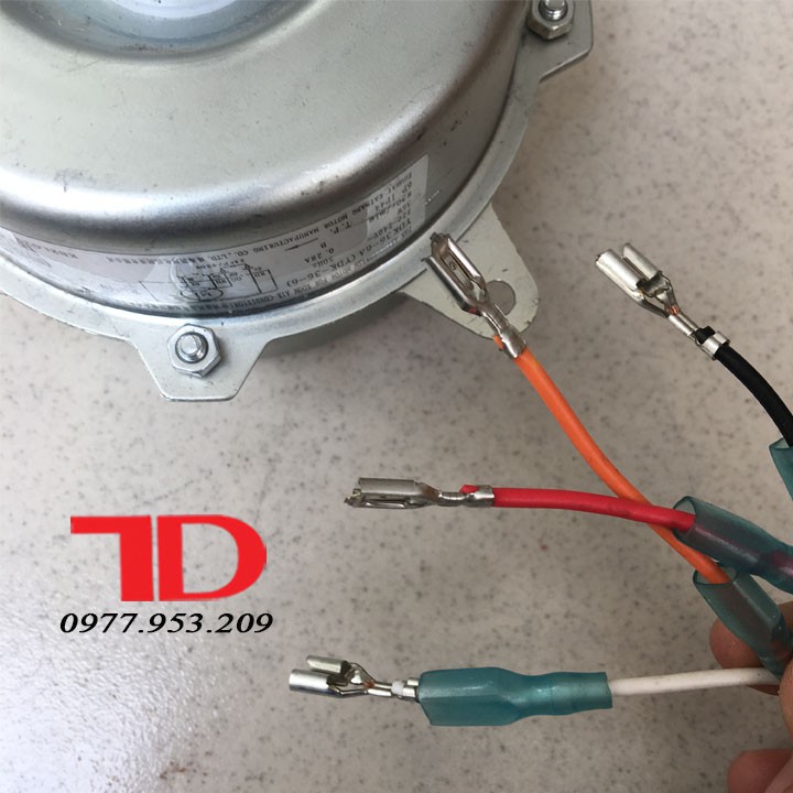 Mô tơ quạt dàn nóng 1HP đến 1.5HP 36W 4 dây cùng chiều