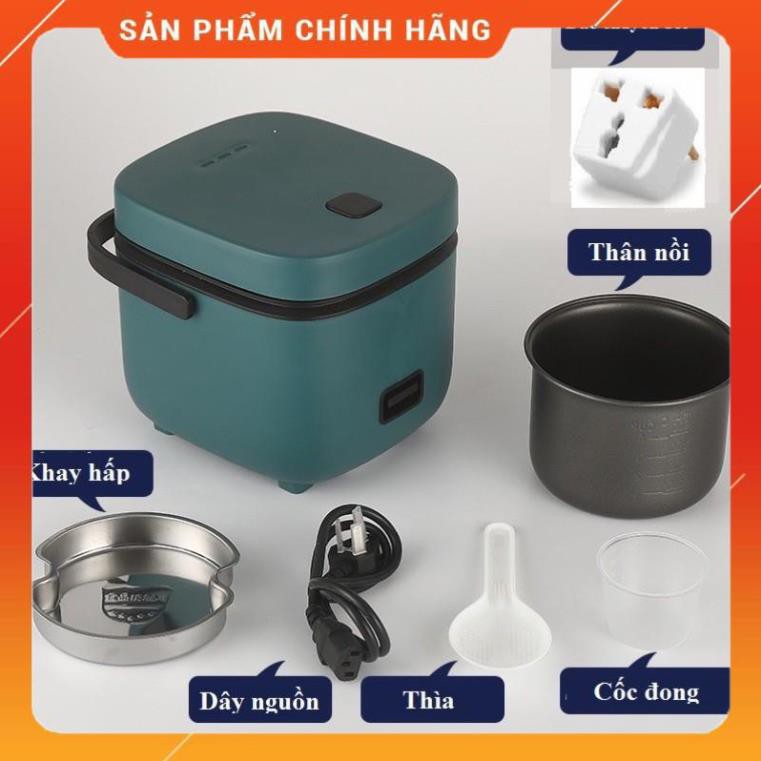 [Hàng Cao Cấp-FREESHIP] Nồi Cơm Điện Đa Năng Mini JIASHI 0.8L Nấu Cháo, Hầm xương, Nồi Hấp ---Nhanh Chóng, Tiện Ích