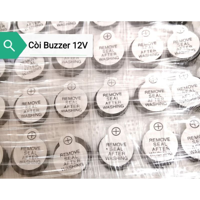 Còi chíp Buzzer 12095 3V 5V 12V DC loại 12x9.5mm