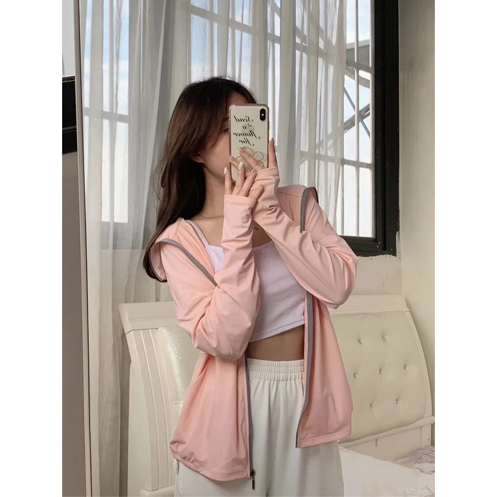 Áo Khoác Chống Nắng Phong Cách Hàn Quốc Thời Trang Cho Nữ