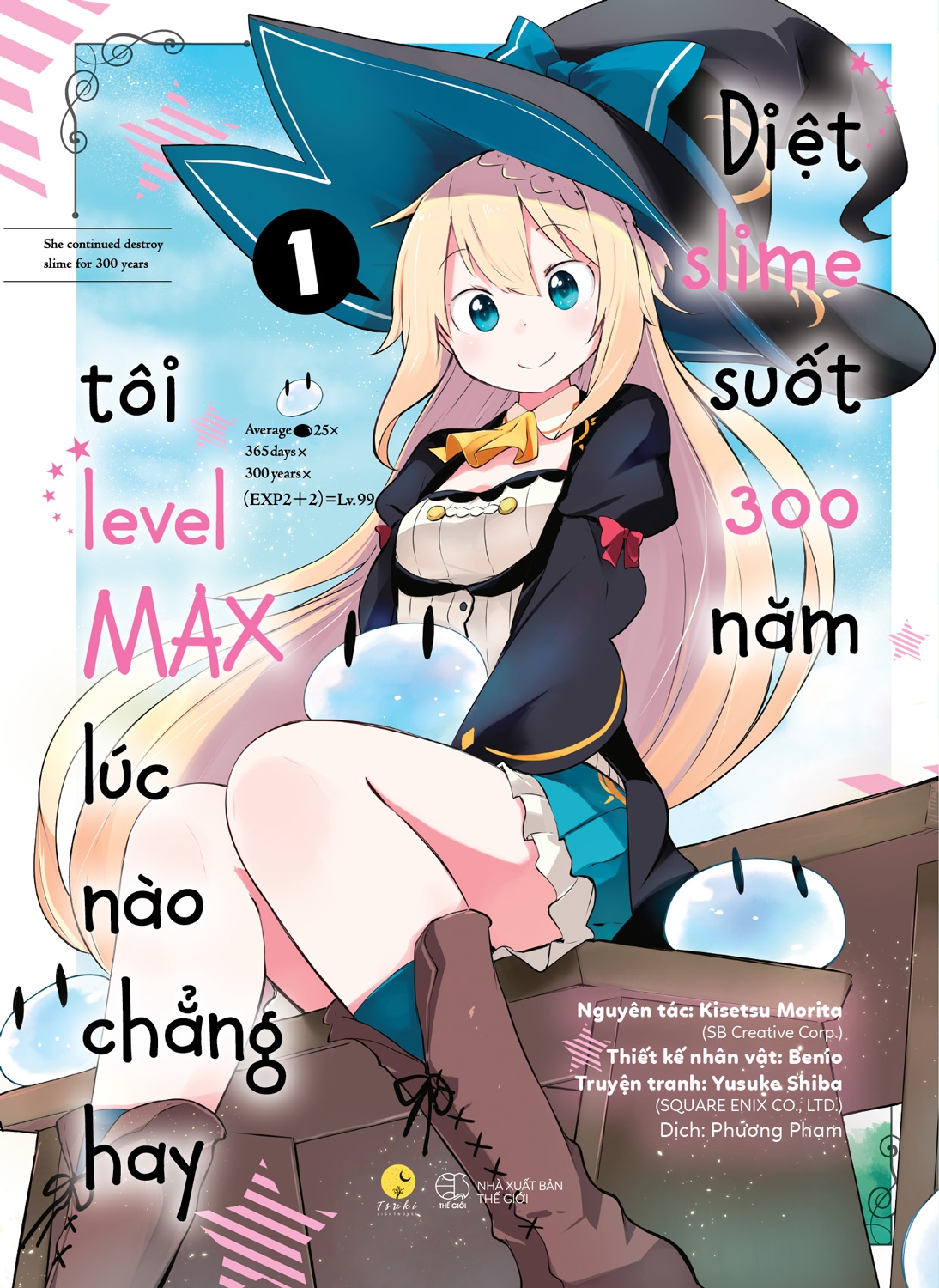 Sách [Manga] Diệt Slime Suốt 300 Năm, Tôi Levelmax Lúc Nào Chẳng Hay - Tập 1