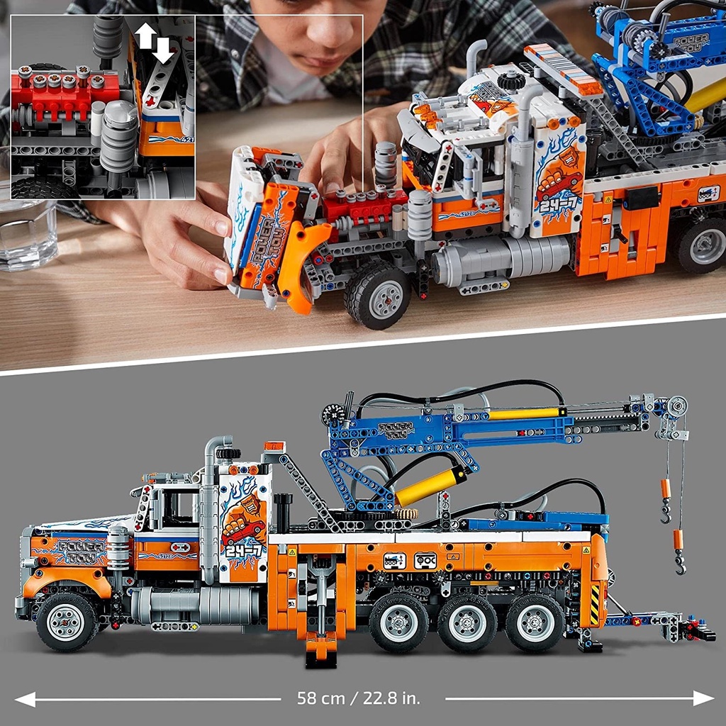 LEGO Technic 42128 Xe Tải Hạng Nặng Heavy-duty Tow Truck