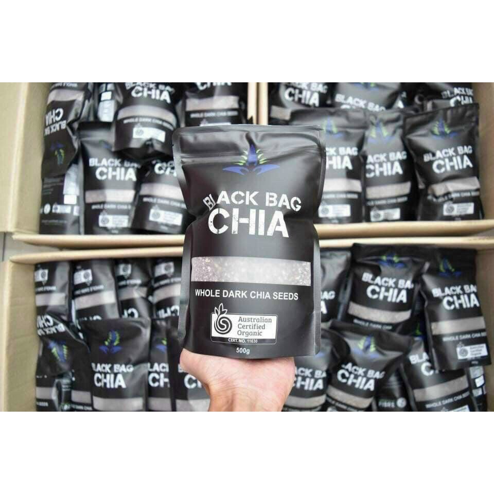 500gr Hạt chia đen Úc Balck Bag