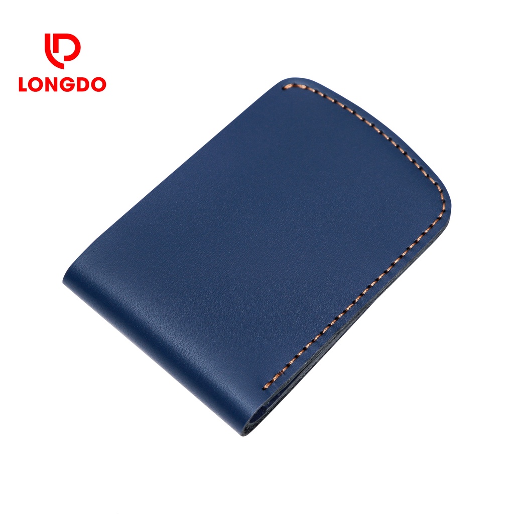 Ví nam da bò - Cam kết 100% da bò thật - Bảo hành 5 năm - Thương hiệu uy tín Longdo Leather - B04