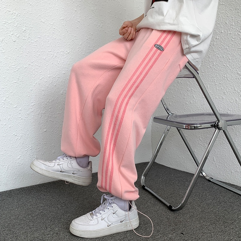 SUXI Quần Dài Lưng Cao Ống Rộng Thời Trang Xuân Thu Cho Nữ