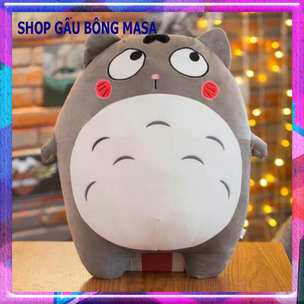 Gối ôm gấu bông Totoro thú nhồi bông kích thước 40 cm mbthu81