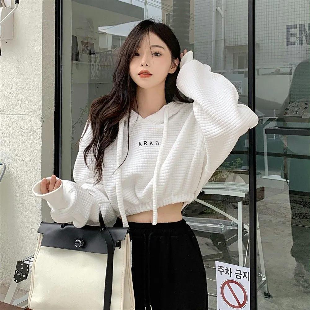 Áo hoodie dáng rộng thiết kế mới thời trang dành cho nữ