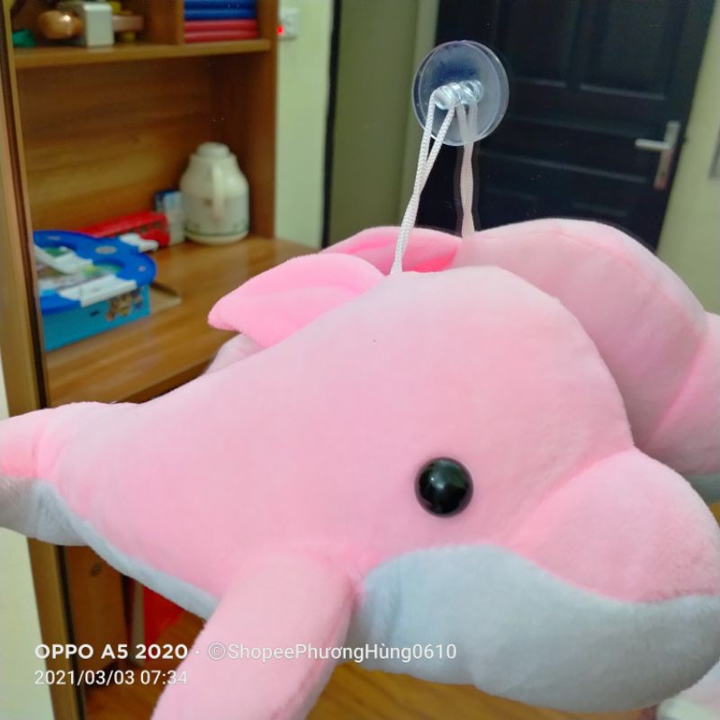 Gấu bông Cá heo , Thú bông Voi con mềm mịn hàng cao cấp size 27cm siêu đáng yêu