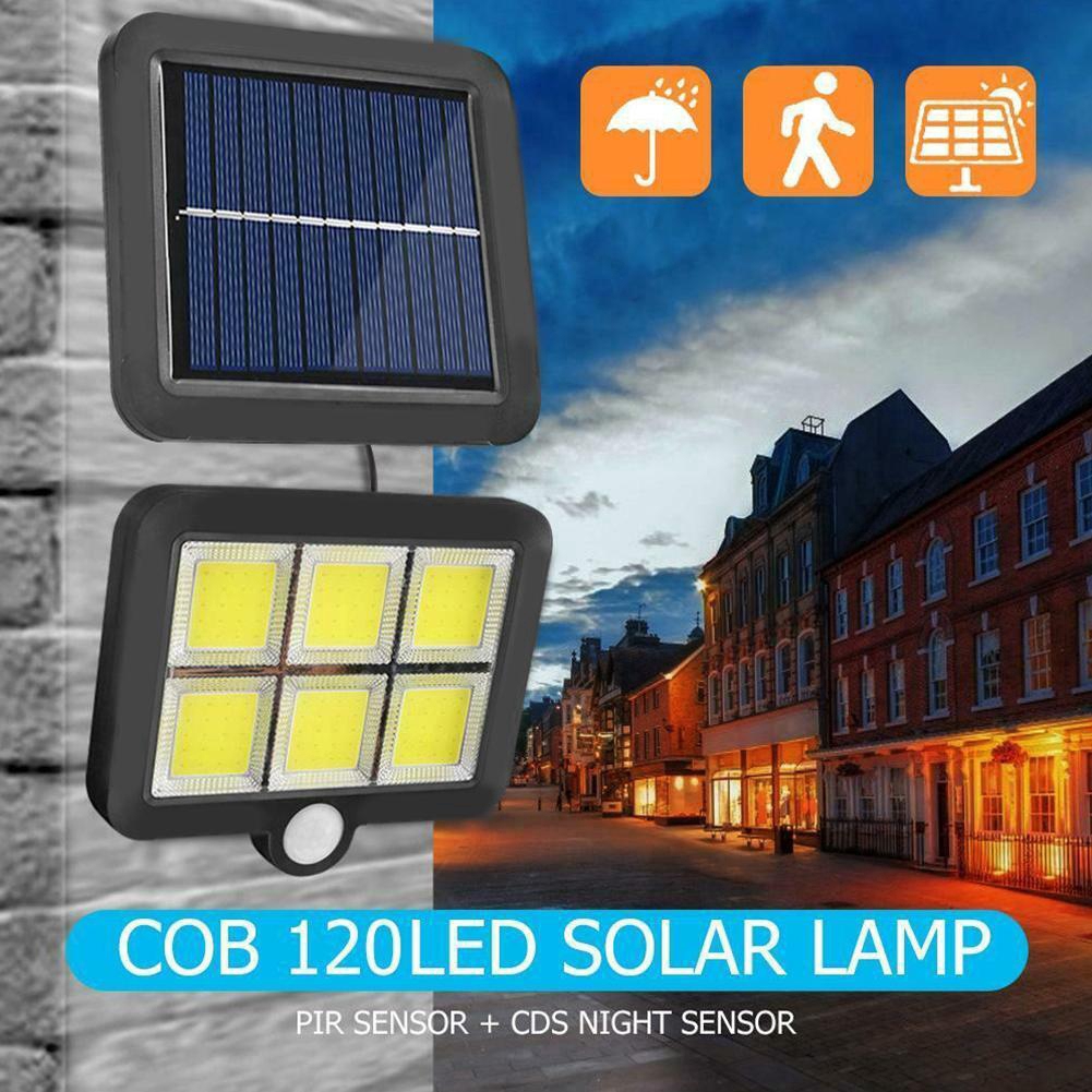 Đèn Led Cob 120 Bóng Gắn Tường Cảm Biến Chuyển Động Chống Nước