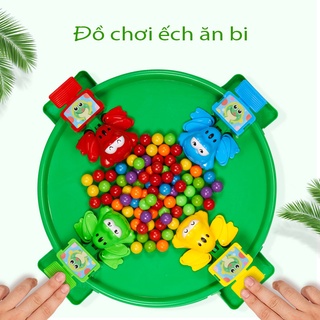 Đồ chơi ếch ăn bi vui nhộn 4 người chơi, đồ chơi tương tác cho cho bé và gia đình