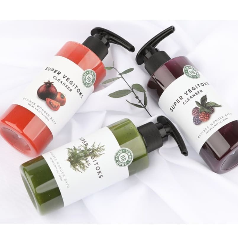 Sữa rửa mặt thải độc rau củ Byvibes Wonder Bath Super Vegitoks Cleanser 300ml | BigBuy360 - bigbuy360.vn