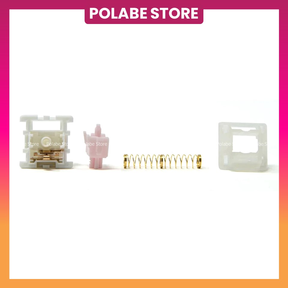 TECSEE STRAWBERRY ICE linear switch Công Tắc Bàn Phím Cơ Tecsee switch - Polabe Store