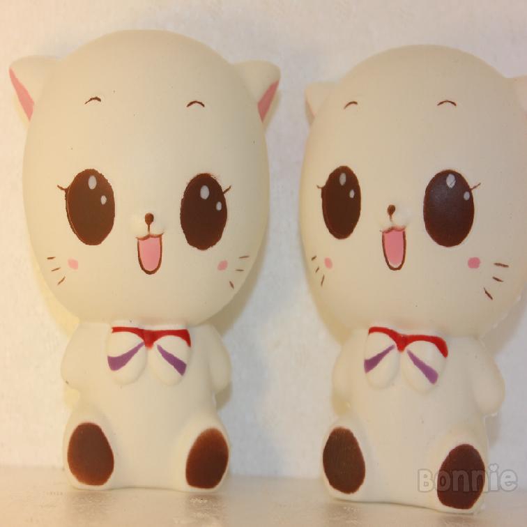 Đồ chơi Squishy hình mèo đáng yêu giúp giảm stress cho trẻ em