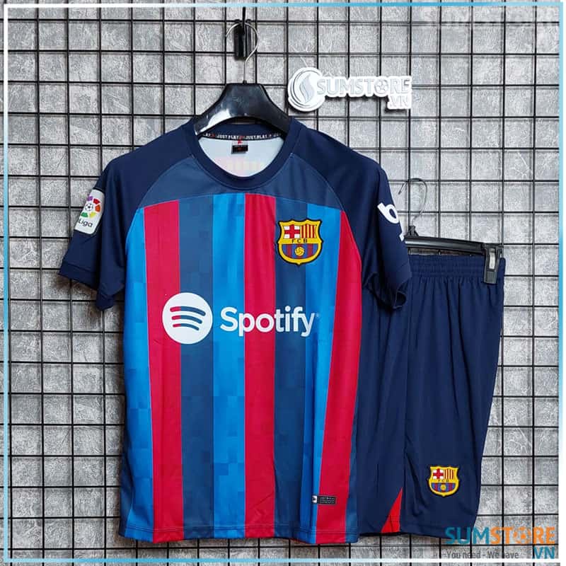 Áo Barca Sân Nhà 2022 2023 Mẫu Cực Đẹp - Đồ Đá Banh Thể Thao Nam Nữ Mới Chất Lượng Cao Cấp