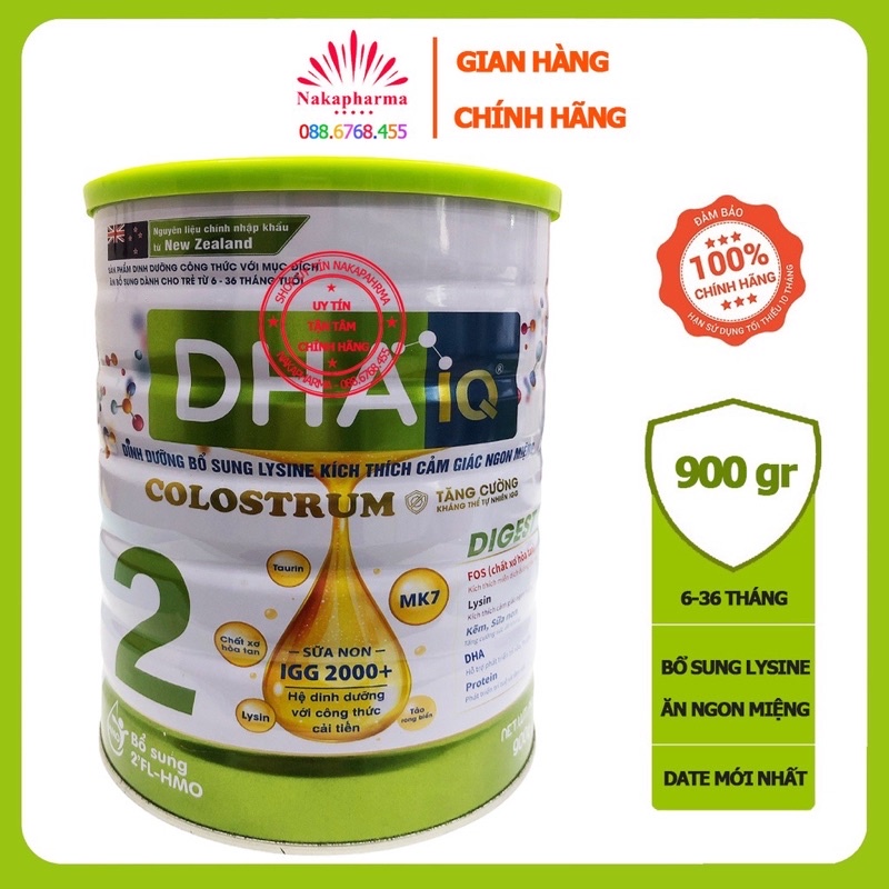Sữa DHA IQ Baby 900g date mới