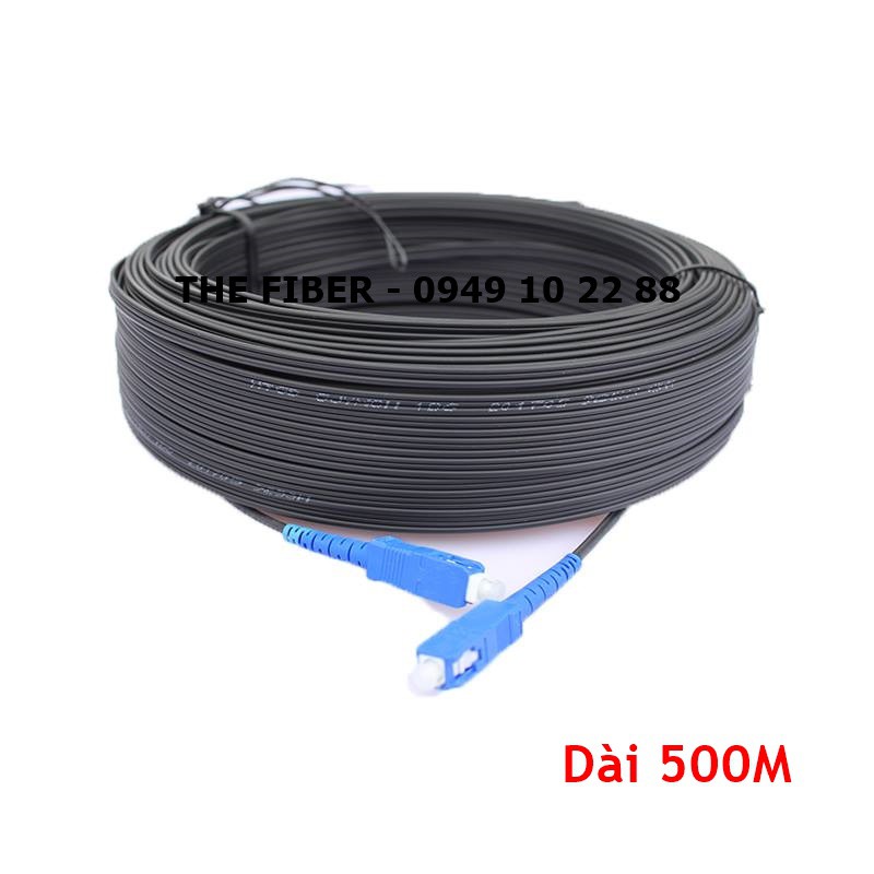 Dây Nhảy Quang Ngoài Trời SC/UPC-SC/UPC Dài 500m 1FO SM (FTTH)