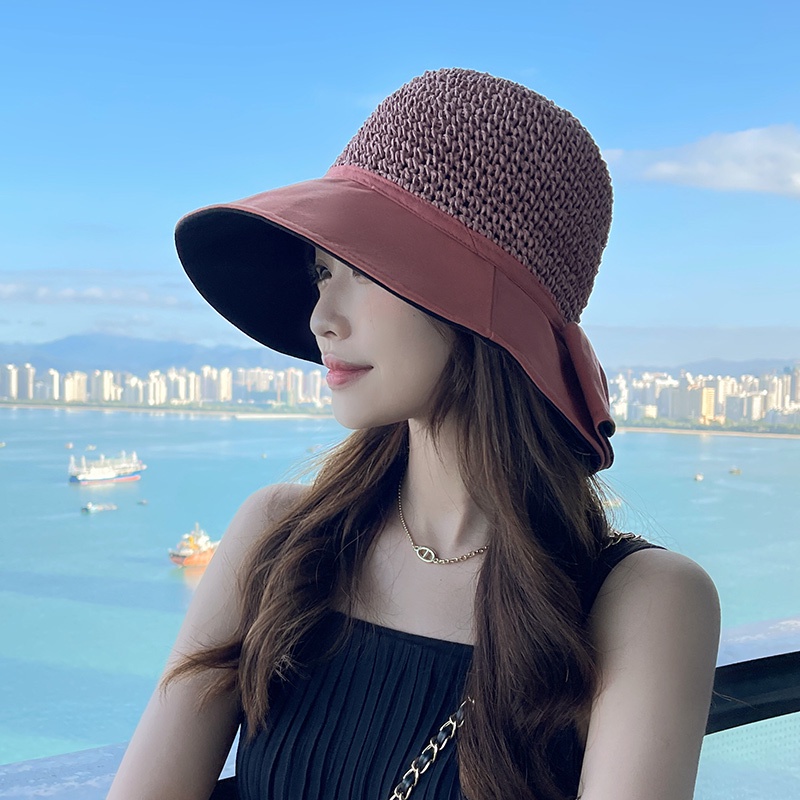 Nón Cói Rộng Vành Che Nắng Chống Tia Uv Thời Trang Đi Biển Mùa Hè 2022 Cho Nữ