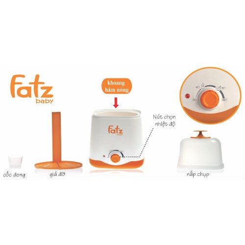 Máy tiệt trùng hâm sữa đa năng 2 bình Fatzbaby FB3012SL