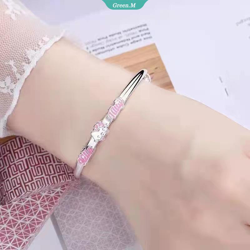 Vòng đeo tay hình Sanrio StellaLou Cinnamoroll Melody Kuromi Hello Kitty quà tặng cho bạn gái cặp đôi thời trang