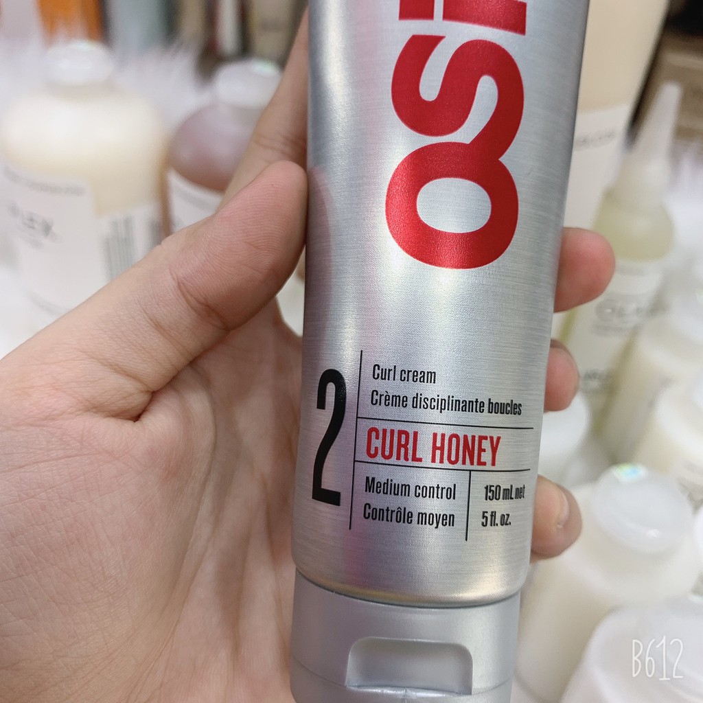Kem tạo lọn sóng xoăn giữ nếp tóc Schwarzkopf Osis+ 2 Curl Honey Cream 150ml