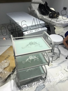 KỆ Spa KÍNH , Gỗ NHẬP SƠN TĨNH ĐIỆN