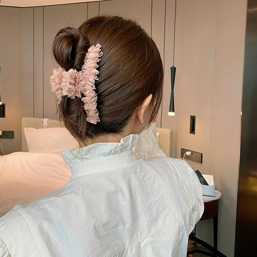 JARRED Kẹp Tóc Càng Cua Bằng Nhựa Màu Sắc Thanh Lịch Cho Nữ