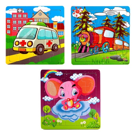 Combo 10 đồ chơi tranh ghép hình 20 miếng gỗ puzzle - tranh xếp hình, lắp ráp bằng gỗ 20 mảnh giúp tăng khả năng tập tru