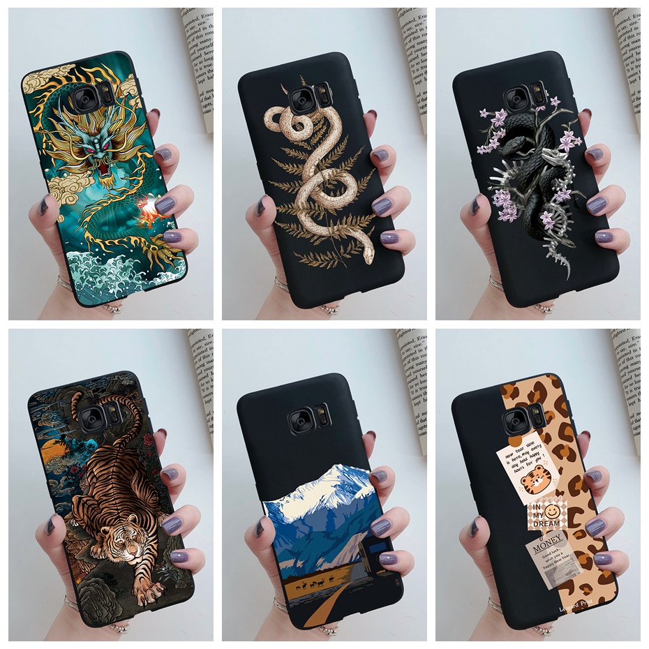 Ốp Lưng Điện Thoại Bằng Silicone Mềm Dành Cho Samsung galaxy S6/S6 Edge/S7/S7 Edge/S8/S8 PLUS/S9/S9 PLUS