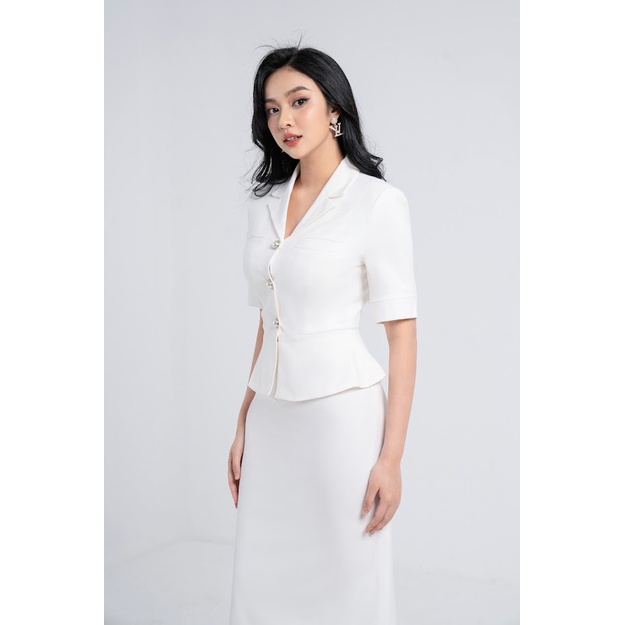 Set Vest nữ ngắn tay thời trang công sở VENUS