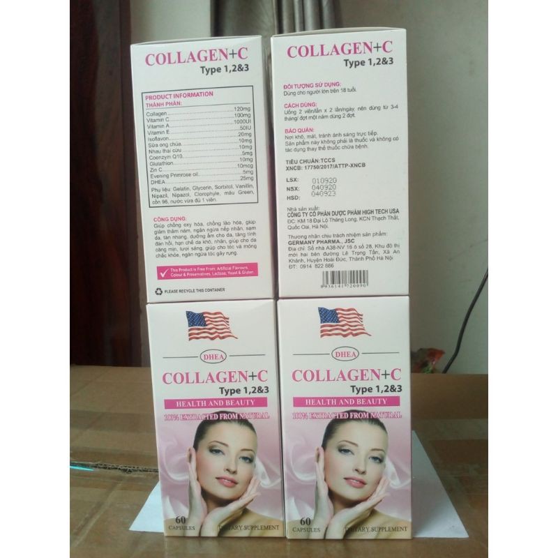 ĐẸP DA, SÁNG DA - COLLAGEN+C 60 viên sữa ong chúa, nhau thai cừu | BigBuy360 - bigbuy360.vn