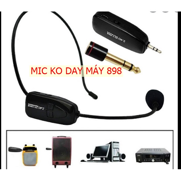 Máy trợ giảng SONY 208  898  MIC ĐEO  không dây 2IN1 có eco 20W