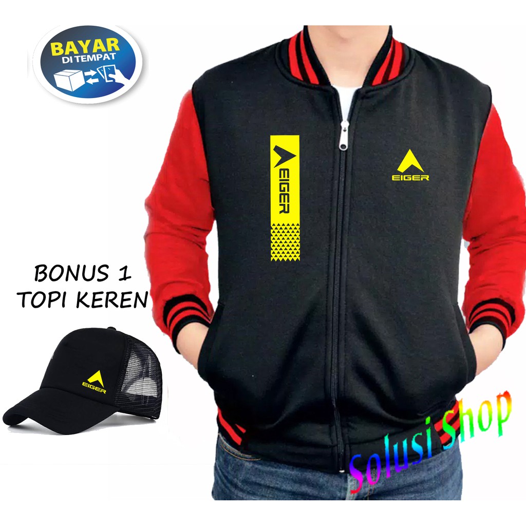 Áo khoác bóng chày + mũ / áo thun / áo thun / mũ bóng chày màu vàng | BigBuy360 - bigbuy360.vn