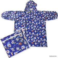 Áo Mưa Bít Vải Dù Số Cho Bé Không Xẻ Tà Chống Thấm