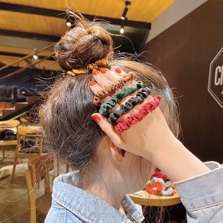 Set 3 Dây Buộc Tóc Co Giãn Đơn Giản Thời Trang Cho Nữ