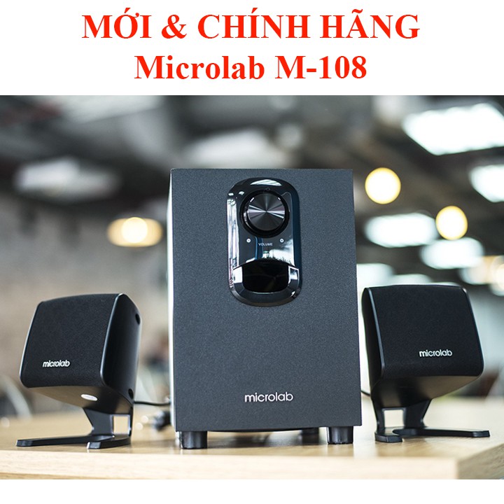 Loa 2.1 Microlab M-108 chỉnh bass được Microlab M108