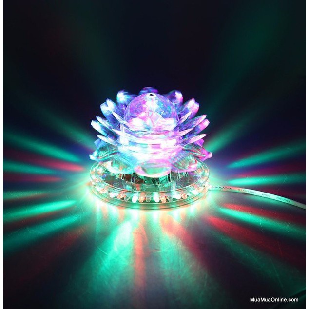 ĐÈN LED BÔNG SEN XOAY 360 ĐỘ