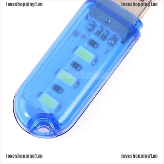 Đèn Đọc Sách 3 Bóng LED USB Mini