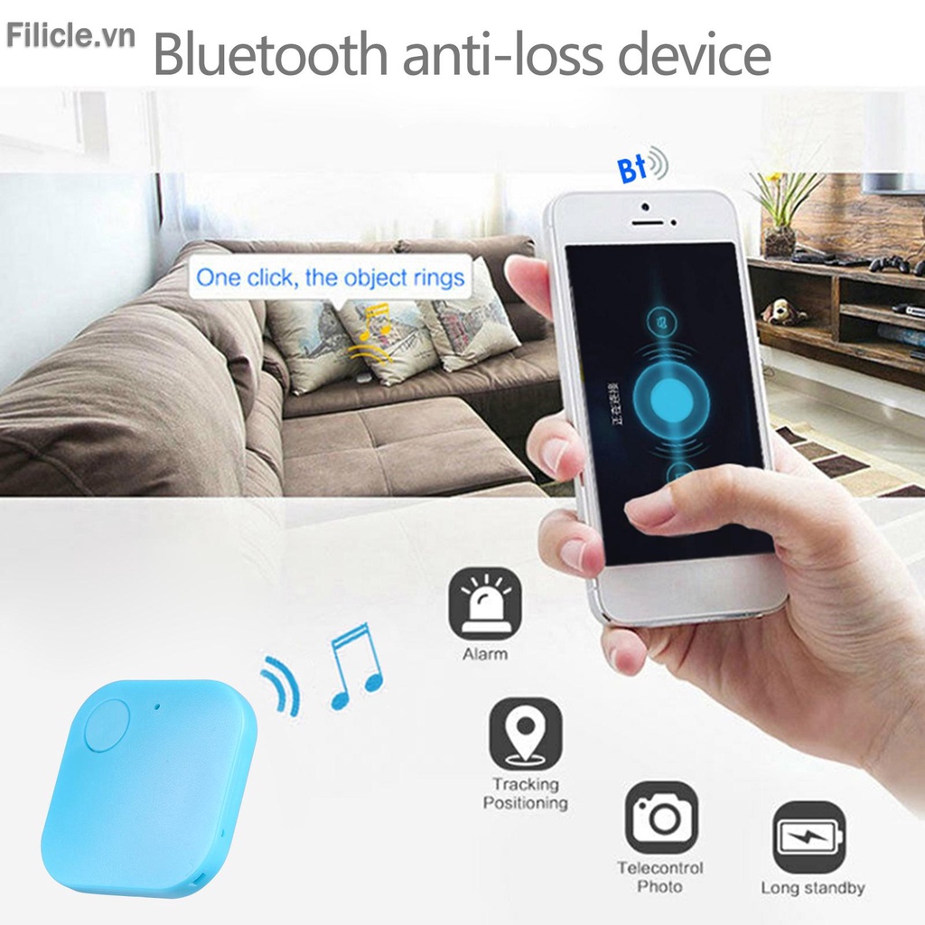 Thiết bị định vị theo dõi tương thích bluetooth tìm kiếm ví/thú cưng/chìa khóa