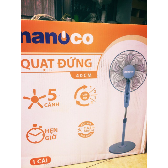 Quạt cây đứng Panasonic Nanoco NSF1616 ( điều khiển nút bấm)