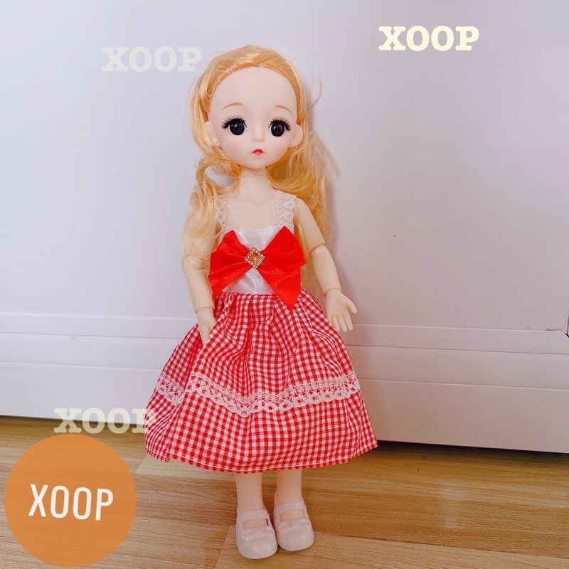 Đồ chơi ! Búp bê khớp mắt đá 8 mẫu 30cm cho bé gái
