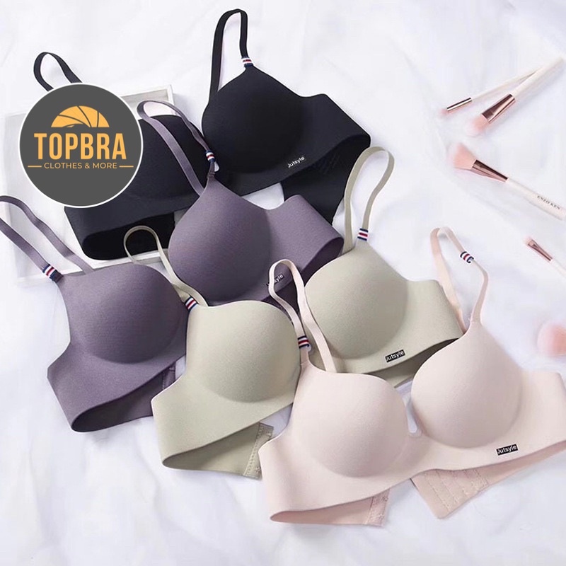 [Che Tên] Áo Ngực Nữ - Áo Lót Nâng Ngực Không Gọng Không Hằn Đường May Hàng Xuất Nhật TOPBRA