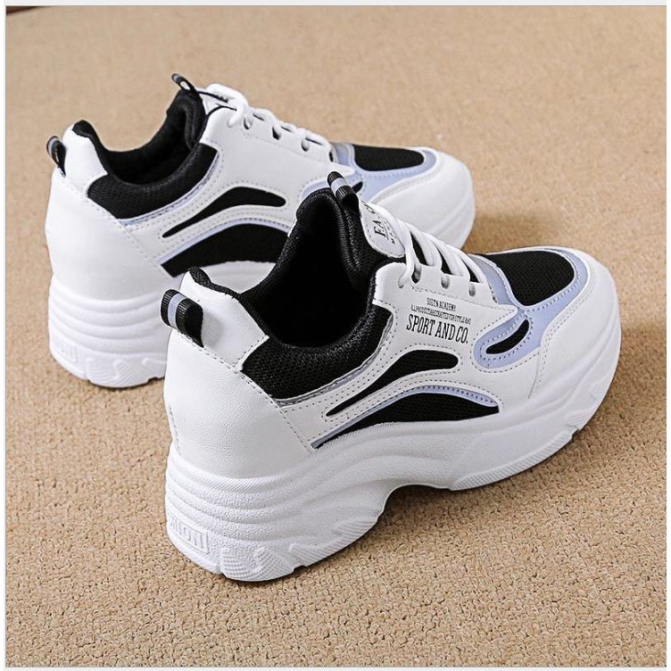 (VIDEO thật) Giày thể thao nữ độn đế 6 cm siêu cao Andco siêu nhẹ