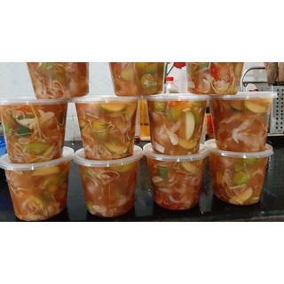 100 hộp nhựa tròn 70ml,800ml đựng đông trùng chân gà