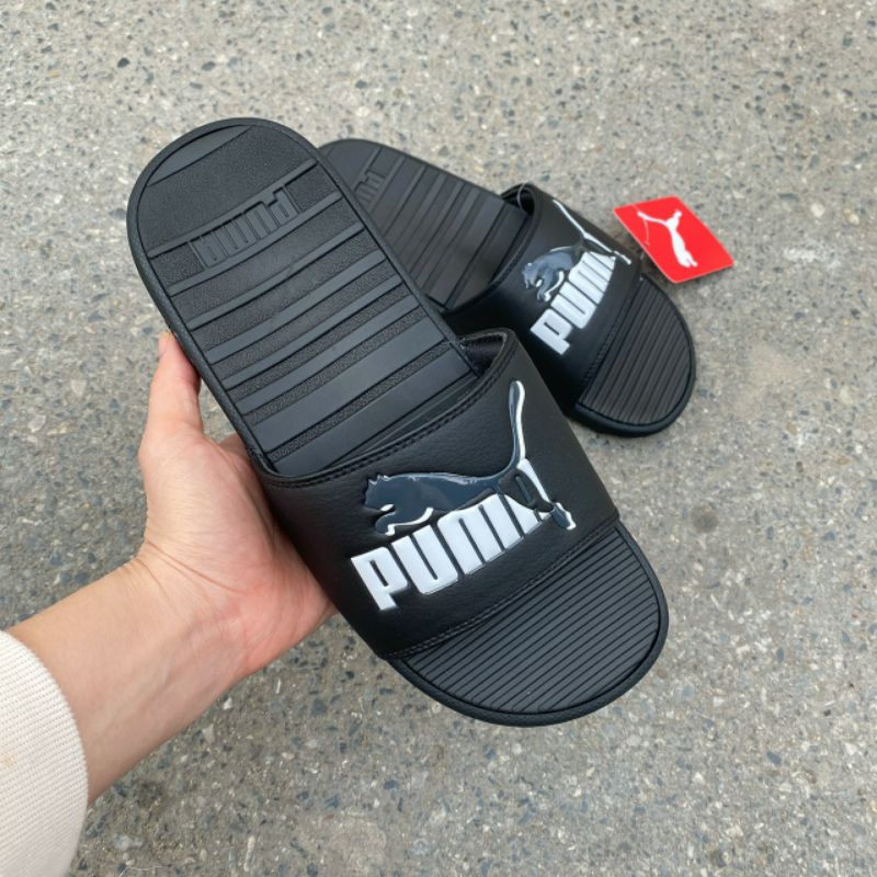 Dép Pú.mà logo lồng 2 con báo