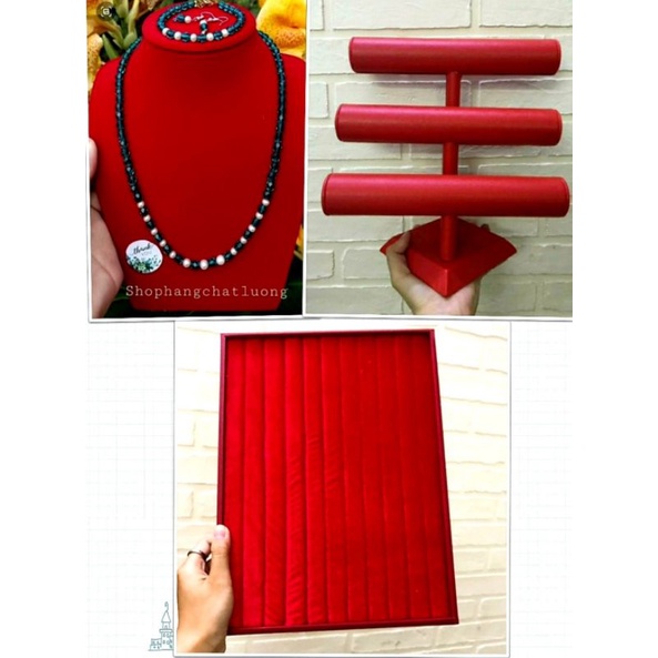 Combo manocanh vòng cổ treo dây chuyền